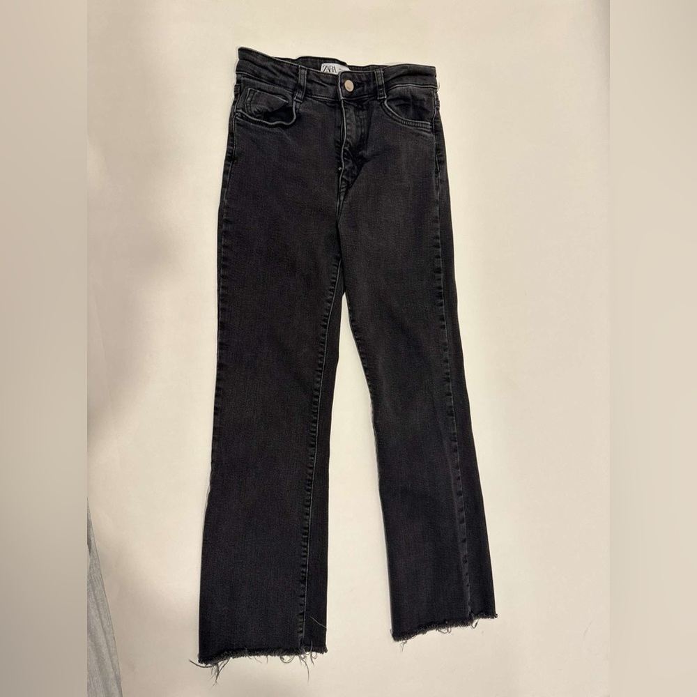 Zara Black Straight Leg Women's Jeans (2)